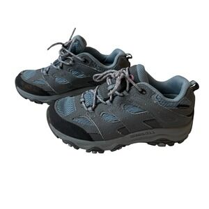 Merrell Moab 3 Low Lace Waterproof Sneakers Altitude MK165706 Girls Size 2 Gray